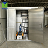 Syst&egrave;me de traitement des eaux us&eacute;es compact conteneuris&eacute; d'usine de traitement des eaux us&eacute;es