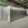 Syst&egrave;me de traitement des eaux us&eacute;es compact conteneuris&eacute; d'usine de traitement des eaux us&eacute;es